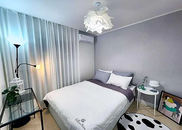 Sweet Luna#2 Hongdae Stn.4min 3br & Rooftop ホテル ソウル特別市